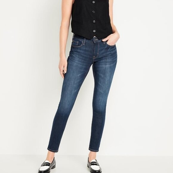 Old Navy Rockstar Skinny Jeans SZ 6 - Picture 1 of 4